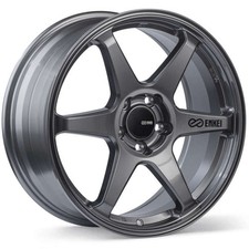 Enkei T6r 18x9.5 45mm Offset 5x100 Bolt Pattern 72.6 Bore Gloss Gunmetal Wheel Enkei T6r 18x9.5 45mm Offset 5x100 Bolt Pattern 72.6 Bore Gloss Gunmetal Wheel