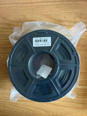SUNLU SPLA 3D Printer Filament 1.75mm 1 KG Black New Sealed Shiny Prints
