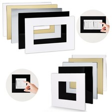 Single / Double Light Switch Plug Socket Back Plate Finger Surround Panel Cover