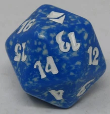 Magic the Gathering Zendikar Blue Spindown Dice