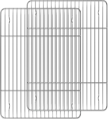 Cooling Rack and Baking with Stainless Steel, 2 15.2'' x 11.2'' 