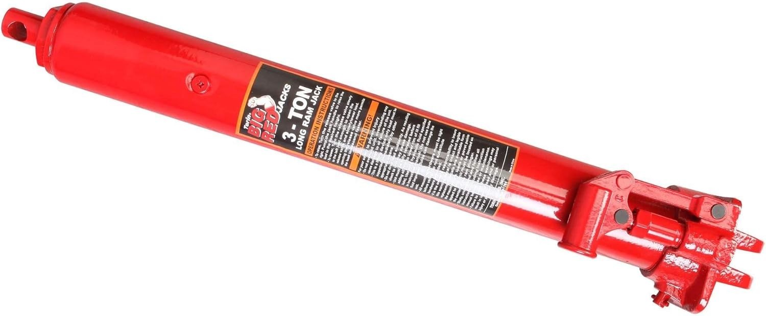 8 Ton Hydraulic Long Ram Jack - Double Piston Pump