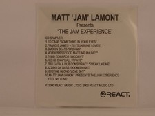 VARIOUS ARTISTS THE JAM EXPERIENCE (87) 10 Track Promo CD Album including White 