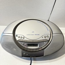 Sony CFD-S350 Boombox CD Cassette AM FM Radio Player No Remote Tested See Video