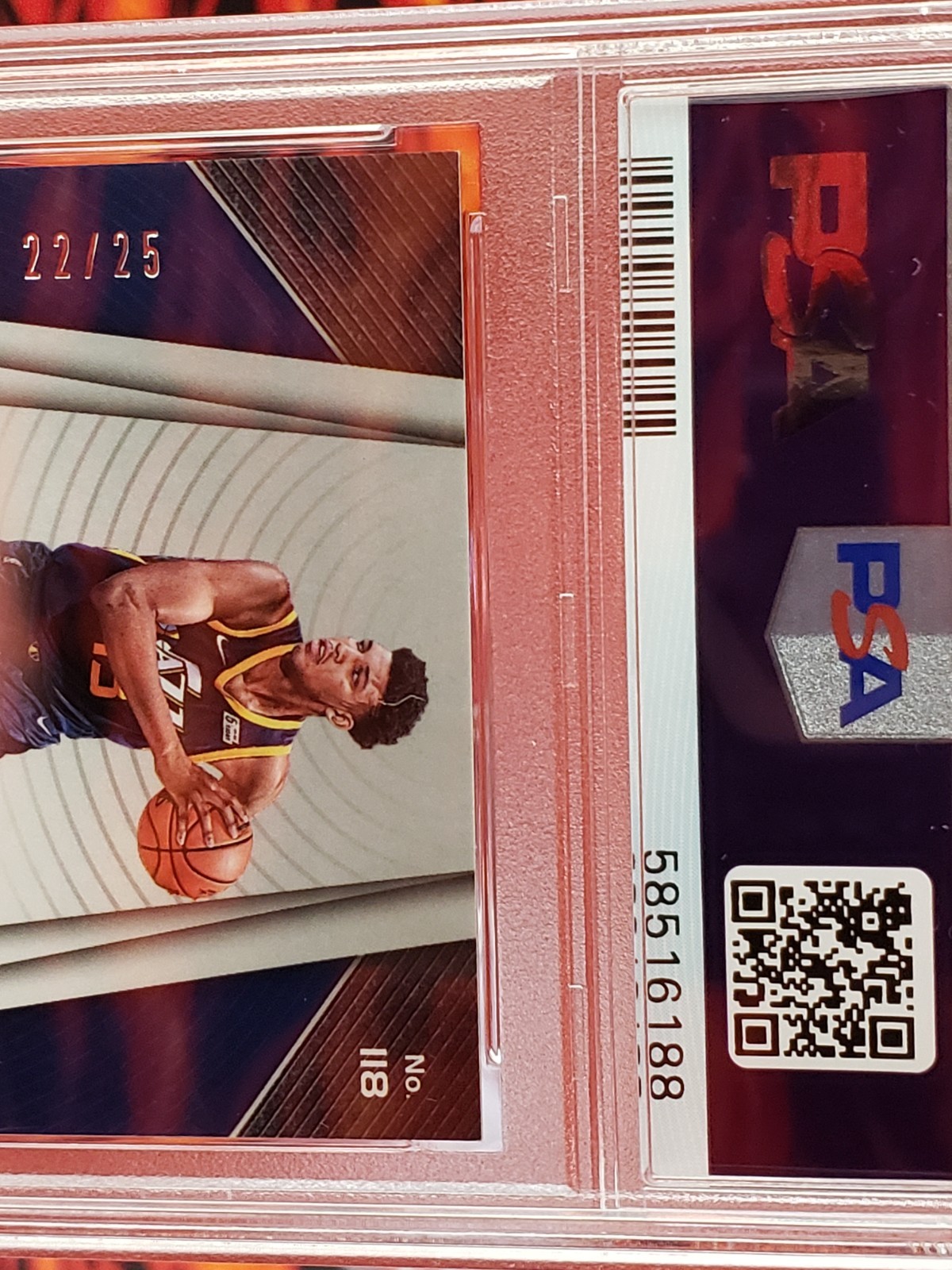 Tony Bradley 2017 Panini Prizm Red Pulsar #118 LE 22/25 Rookie Card [PSA 10 GM] view 22
