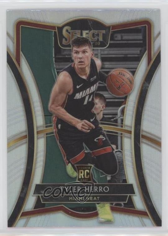 2019-20 Panini Select Premier Level Silver Prizm Tyler Herro #169 Rookie RC 5i3