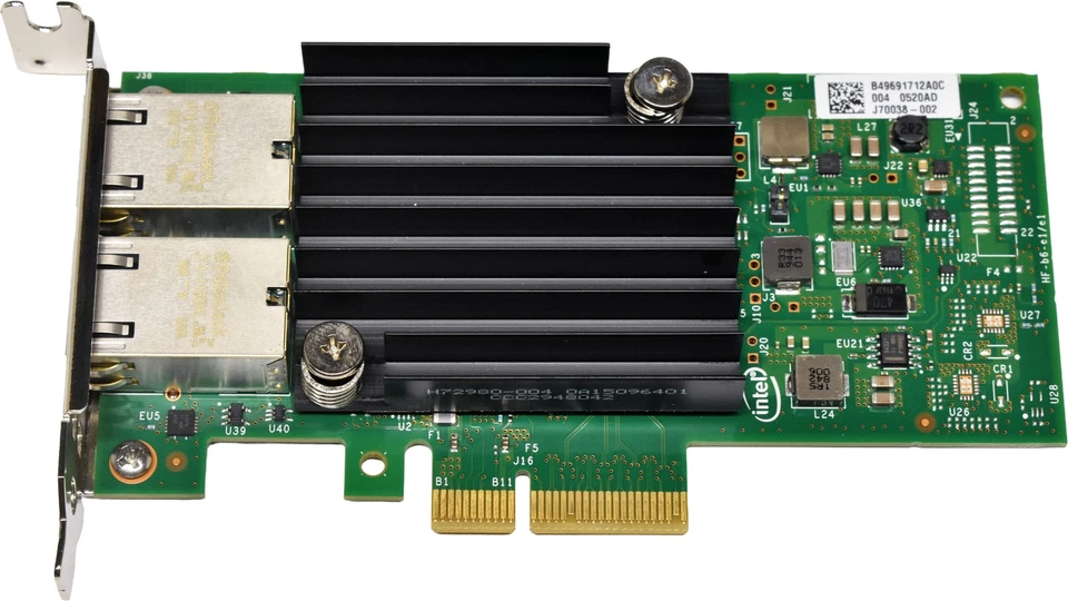 Dell Intel X550-T2 0C4D5P Dual-Port Converged Network Adapter 10G RJ-45 PCIe x4 - Bild 3 von 4