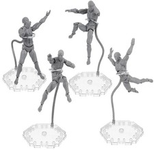 Flexible Assembled Action Figure Stand,Action Figure Display Holder Stand Bas...