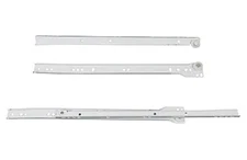10514 - White Bottom Mount Euro - Drawer Slide - 14 Inch - 10 pairs