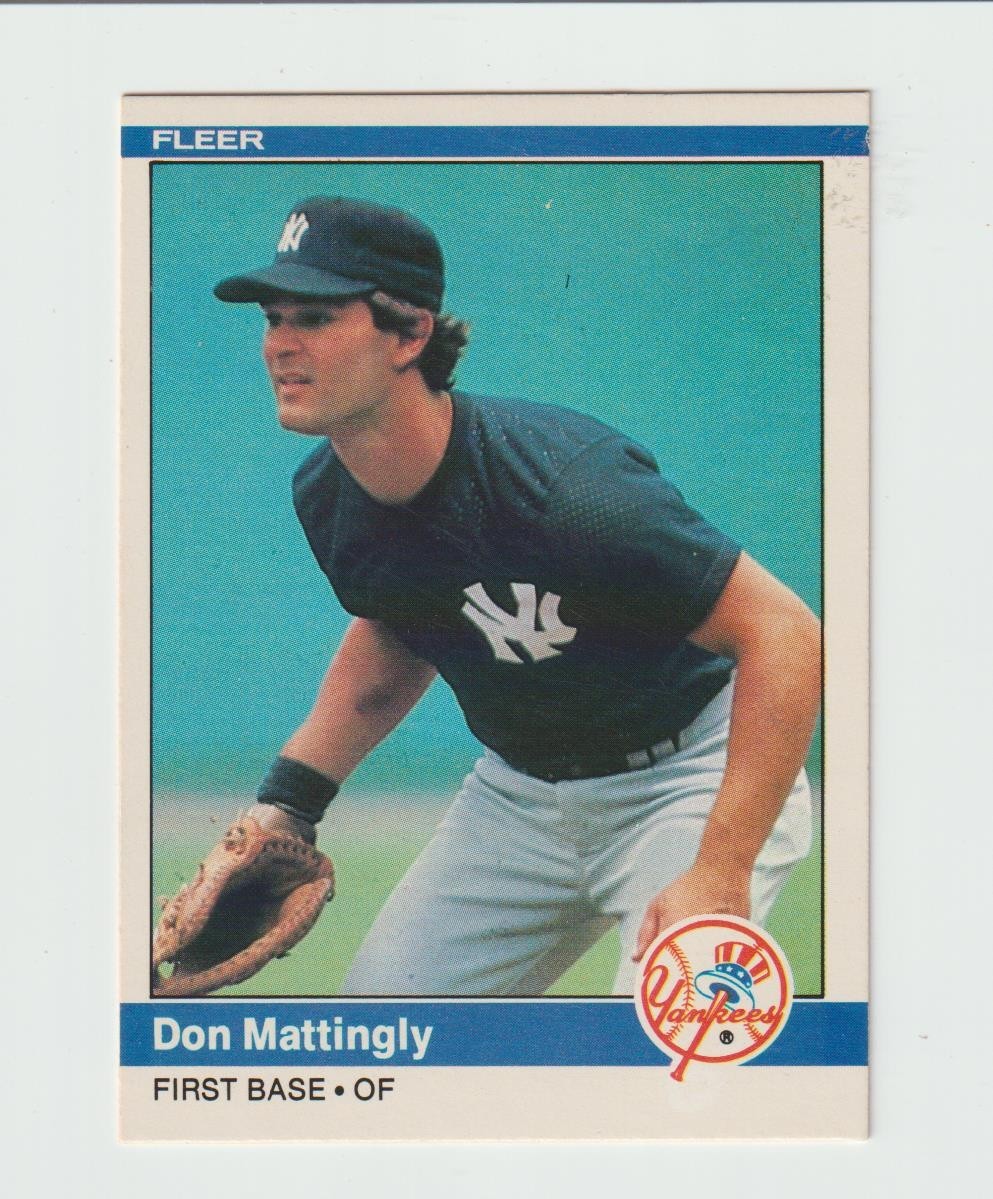 1984 FLEER DON MATTINGLY ROOKIE # 131 ! NEW YORK YANKEES !