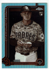 2025 Topps Chrome Update - Will Wagner #USC111 Sepia Refractor (RC)