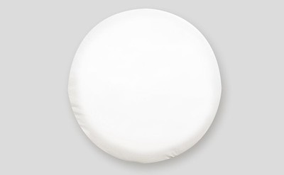 American Motorhome RV Spare Tyre Cover, White 32 1/4" 1752