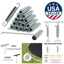 Quality 7 Inch Trampoline Springs in Stainless Steel - Perfect for Safe Jumping