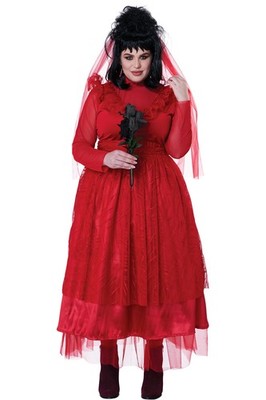 Bride From Hell Plus Size Costume Dress 8024-018
