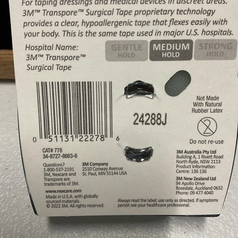 Nexcare Dispensador de Cinta Transparente Flexible 1”X10yd 1ct Soporte Medio 1182 Foto 4 de 4