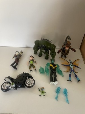 Ben 10 Figuren Konvolut u.a. Ben Grey Matter Diamondhead Animo Steam Smythe
