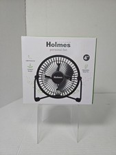Holmes 4" USB Powered Adjustable Head Personal Desk Fan Black 32510033 12060