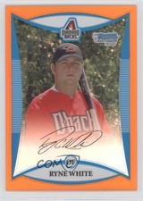 2008 Bowman Draft Prospects Chrome Orange Refractor 12/25 Ryne White #BDPP52 i5a