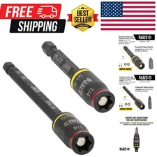 Impact Driver Set, 3-in-1 SAE Impact Socket and Bit Holder, Flip Socket with ...