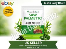 Saw Palmetto & Pumpkin Seed Oil 300 Capsules 4000mg PROSTATE URINARY HAIR LOSS