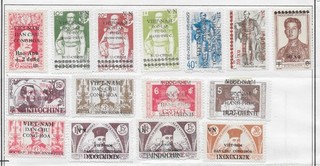 15 estampillas de Vietnam de álbum antiguo de calidad