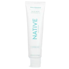 Whitening Toothpaste, Fluoride Free, Wild Mint & Peppermint Oil, 4.1 oz (116 g)