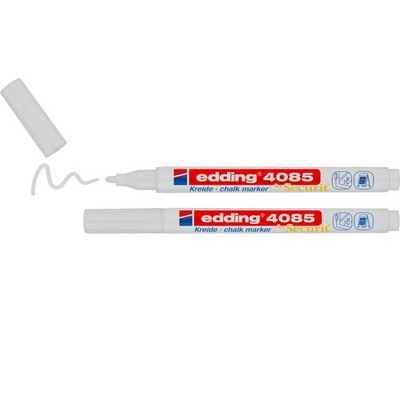 edding 4085 Chalk Marker Blister 2pk - White