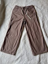 Vuori Women's Ripstop Wideleg Pull on Pant in Mauve M Athleisure Workout