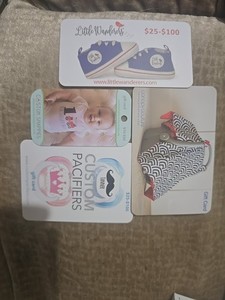 baby gift card bundle lot