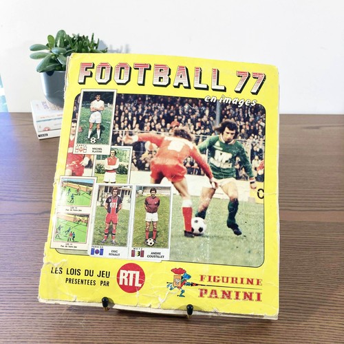 Album PANINI - Football 77 en images - Recyclerie Chiner Solidaire