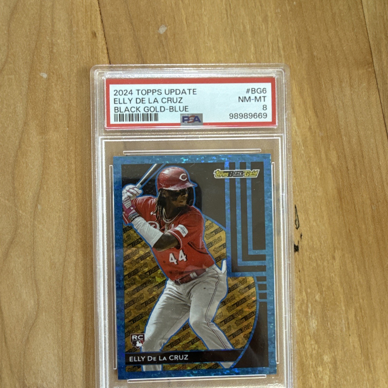 2024 Topps Update Series - Topps Black Gold Elly De La Cruz #BG-6 Blue (RC)