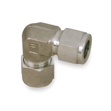 PARKER 12EE12-316 Elbow, 90,316 SS,A-LOKxA-LOK,3/4In 2KKZ6