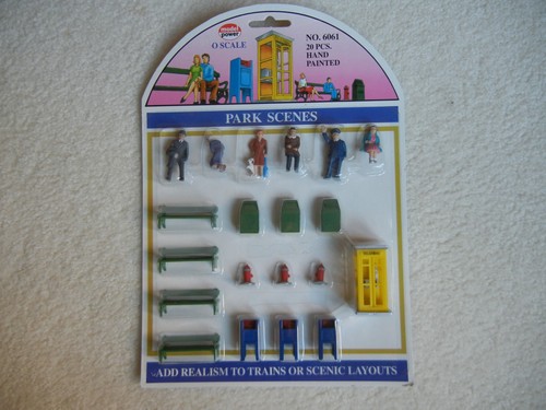 Conjunto Figuras Bancos y Accesorios Parque Modelo Power 6061 O (Pack de 20) NUEVO | Zustand: New