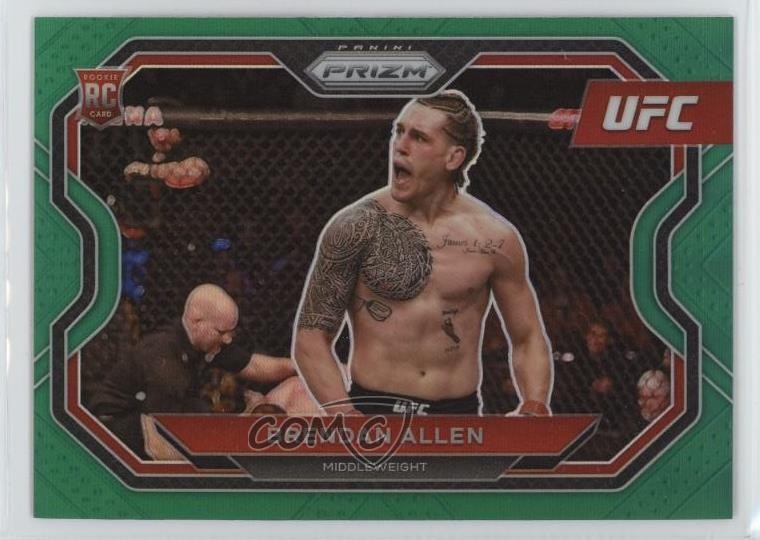 2021 Panini Prizm UFC Green Prizm Brendan Allen #134 Rookie RC 1ez8