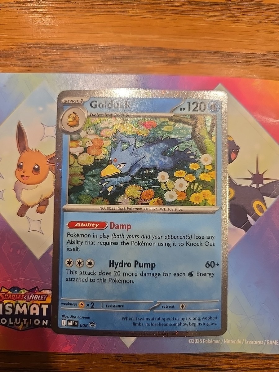 Golduck MEP 008 Pokemon Mega Evolution Promo