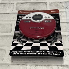 NEW, STUDEBAKER JOGGABLE RETRO STYLE PORTABLE CD PLAYER /Mp3 Red White NIP