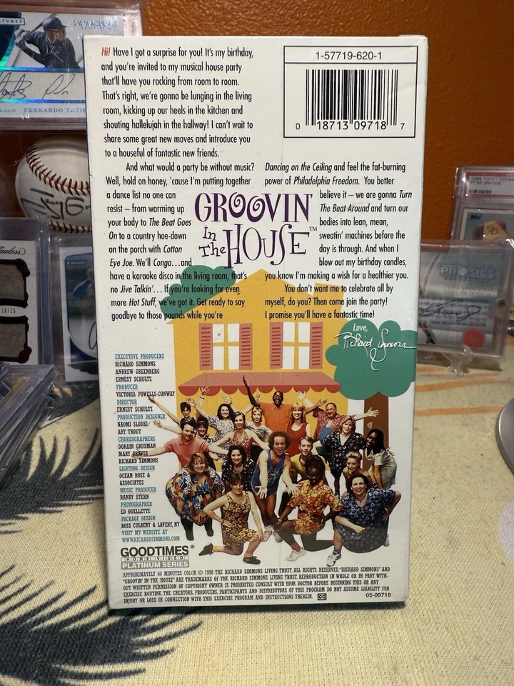 Richard Simmons Groovin’ In The House An Aerobic Concert 1998 New Sealed VHS - Image 3 of 4