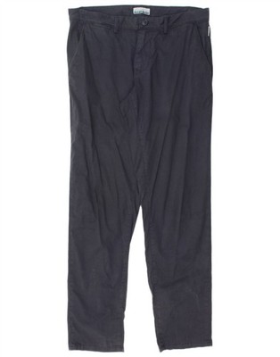 NAPAPIJRI Mens Straight Chino Trousers W33 L32  Navy Blue Cotton BF09