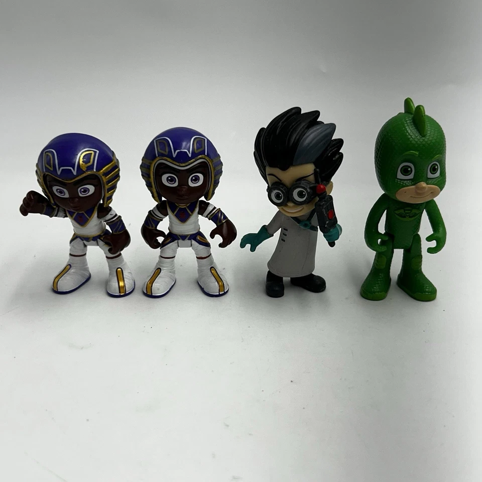 Disney PJ Máscaras Juguetes + Villanos Lote De 9 Figuras Animal Gato Pájaro Coleccionable Foto 4 de 4