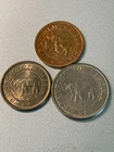 3 Liberia Coins W/Elephants, US. Mint Made Nice Condition SKU#37007