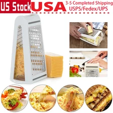 1PC Stainless Steel 2 Sided Cheese Grater Food Vegetable Slicer Carrot Shredder