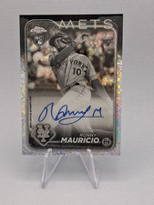 2024 Topps Chrome B&W Mini Diamond Refractor Ronny Mauricio AUTO