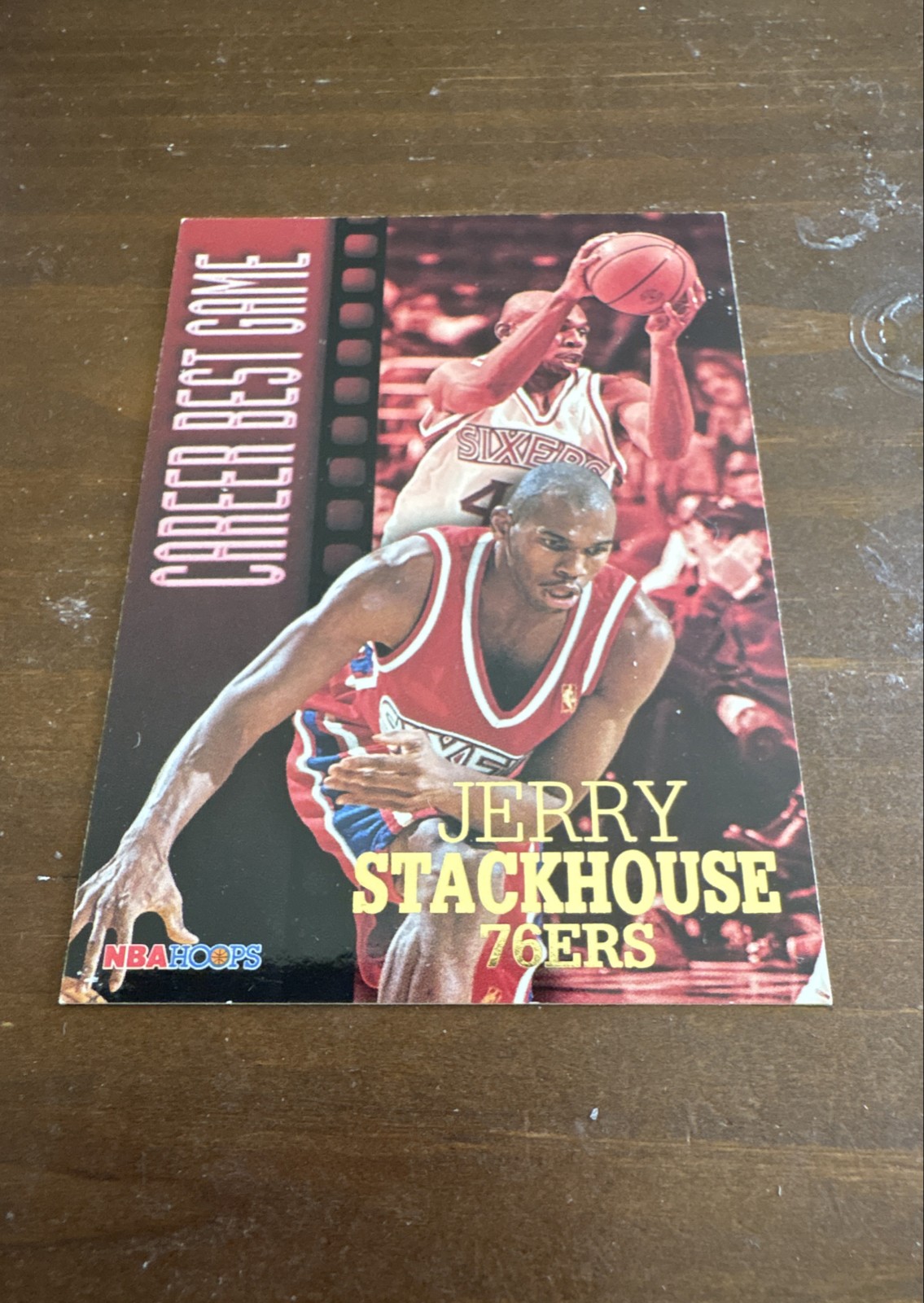 1996-97 NBA Hoops - Career Best Game Jerry Stackhouse #346 76ers