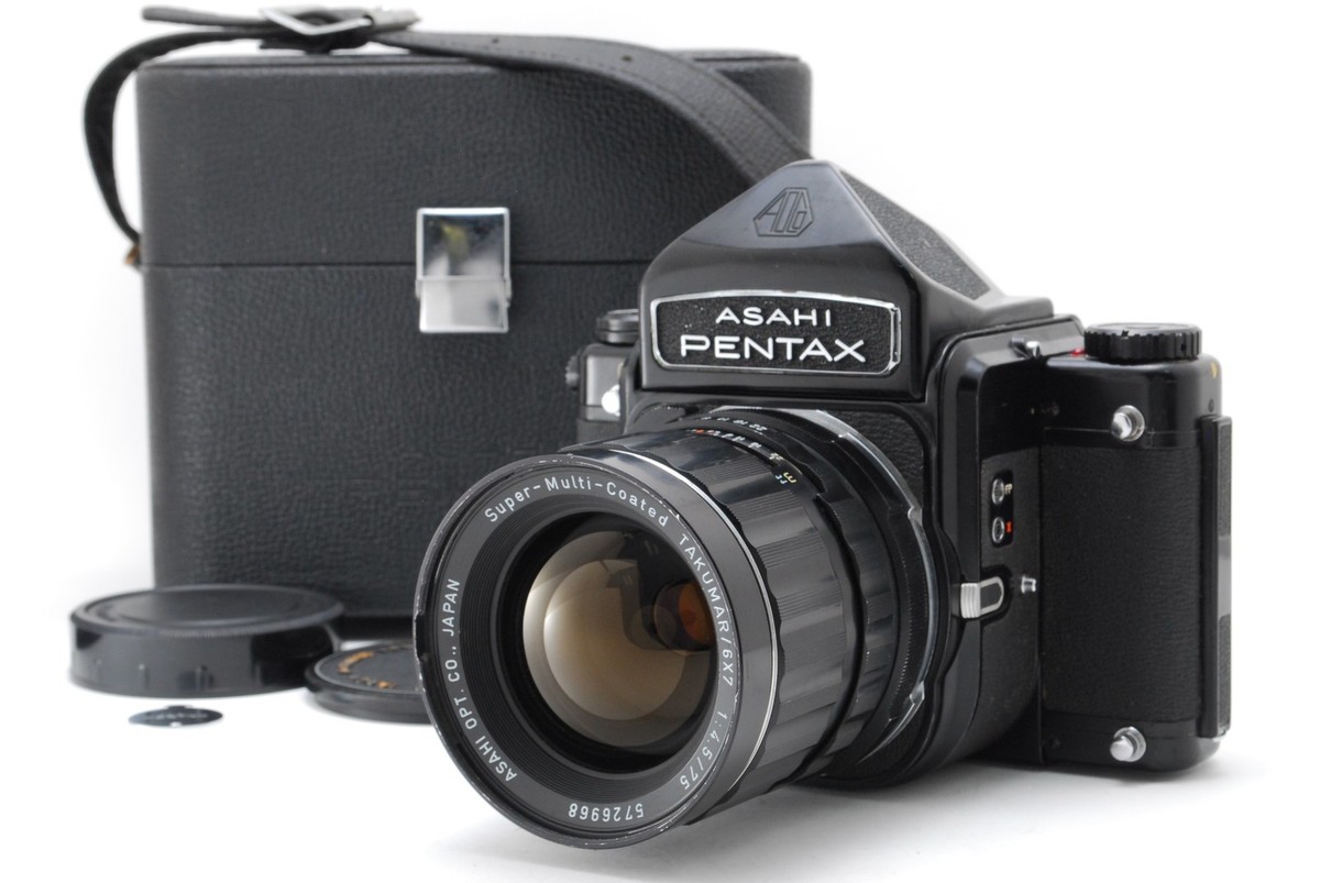 フィルムカメラ PENTAX TAKUMAR 6x7 4.5 / 75 Near MINT] Pentax 6x7 Eye Level Film Camera SMC T Takumar 75mm f4