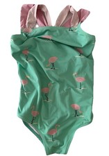 Beaufort Bonnet Company Girls Seabrook Swim Suit Flarda Flamingo Size 6
