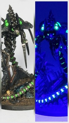 Warhammer 40k Nekrosor Ammentar - Necrons: Painted Games Workshop Fluorescent 