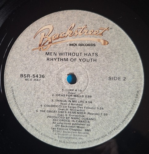 HERREN OHNE HÜTE Rhythm Of Youth NM VINYL MIT HYPE AUFKLEBER - Bild 4 von 4