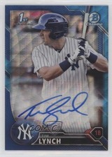 2016 Bowman Draft Chrome Pick Blue Wave Refractor 144/150 Tim Lynch Auto i5q