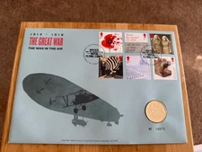 2017 Royal Mint The Great War - The War in the Air £2 Coin Cover