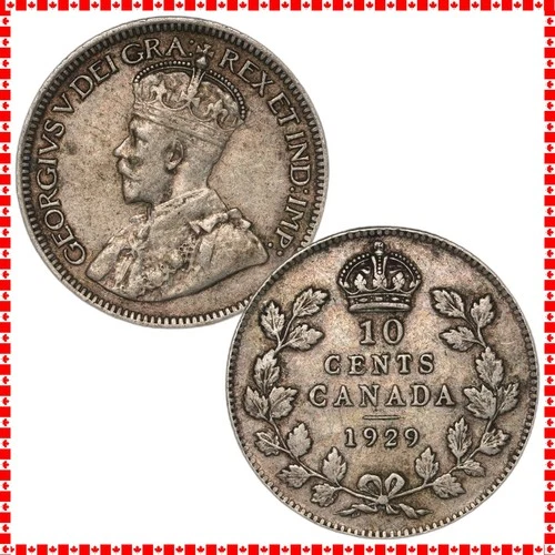 1929 Canada 10 Cents — photo from another recent sale